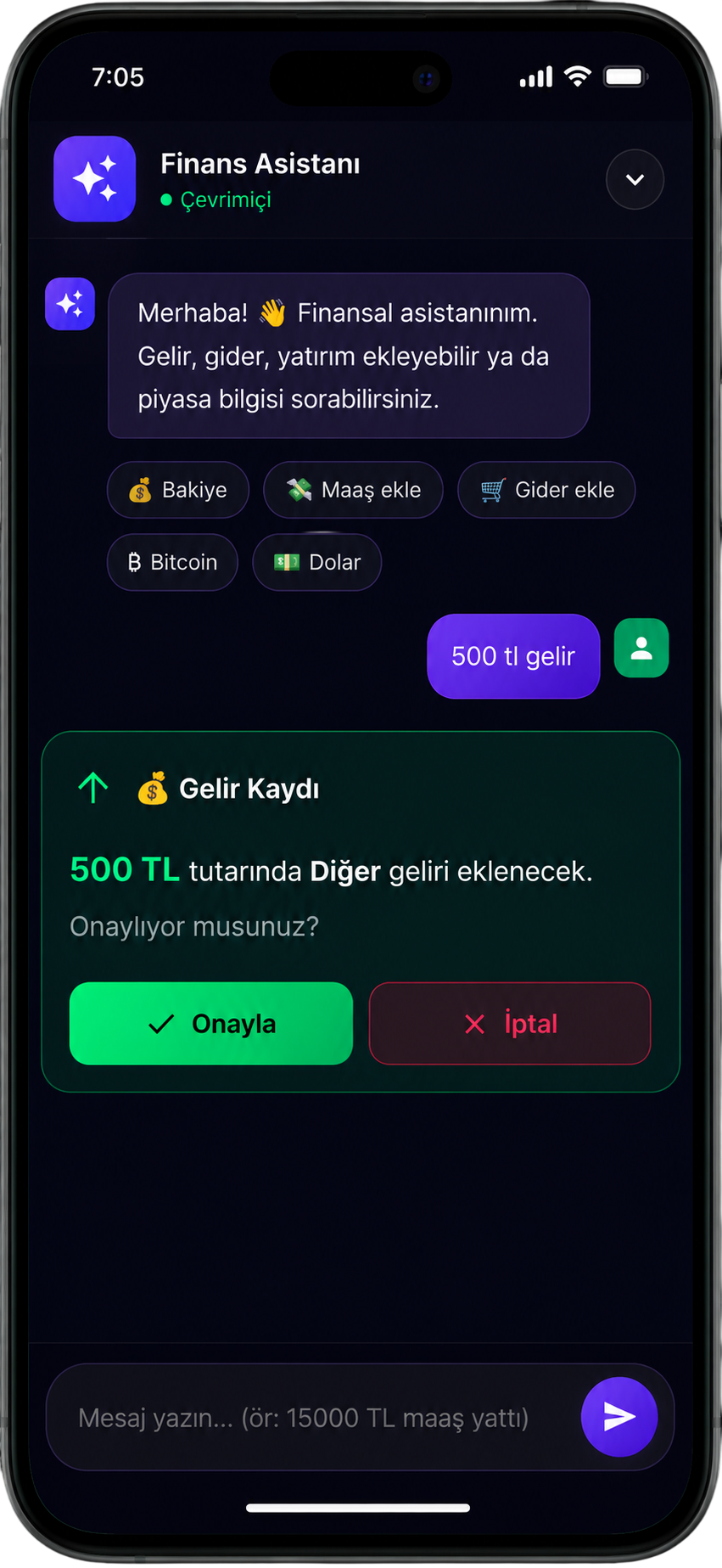 Muhasebe'M Güvenlik Ekranı